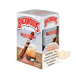 Backwoods Russian Cream Cigars 8 Packs of 5