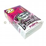 Double Platinum Wraps 2X Purple 25 Packs of 2 - Tobacco Wraps
