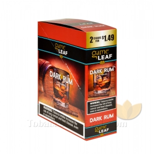 Game Leaf Cigarillos 1.49 Pre-Priced 15 Packs of 2 Dark Rum