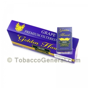 Golden Harvest Grape Filtered Cigars 10 Packs of 20