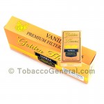 Golden Harvest Vanilla Filtered Cigars 10 Packs of 20 - Filtered and