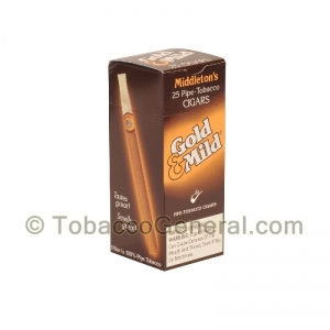 Middleton's Black & Mild Gold & Mild Cigars Box of 25