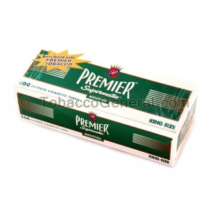 Premier Filter Tubes King Size Menthol 5 Cartons of 200