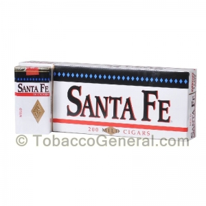 Santa Fe Filtered Cigars 10 Packs of 20 White