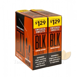 Swisher Sweets BLK Cocoa Tip Cigarillos 1.29 Pre-Priced 30 Packs of 2