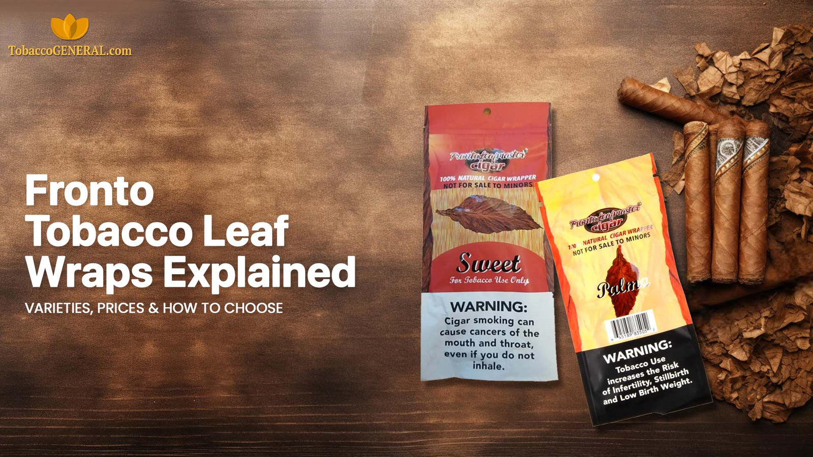 Fronto Tobacco Leaf Wraps Explained: Varieties, Prices & How to Choose