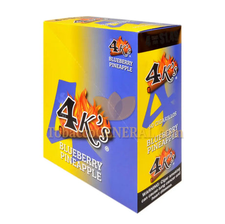 4 Kings Cigarillos 15 Packs of 4 Pre-Priced 1.49 Blueberry Pineapple