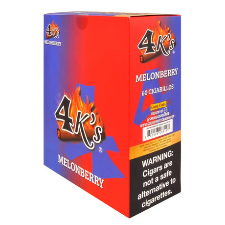 4 Kings Cigarillos 15 Packs of 4 Pre-Priced 1.49 Melonberry