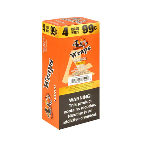 4 Kings Mango Wraps 99c Pre-Priced 30 Pouches of 4