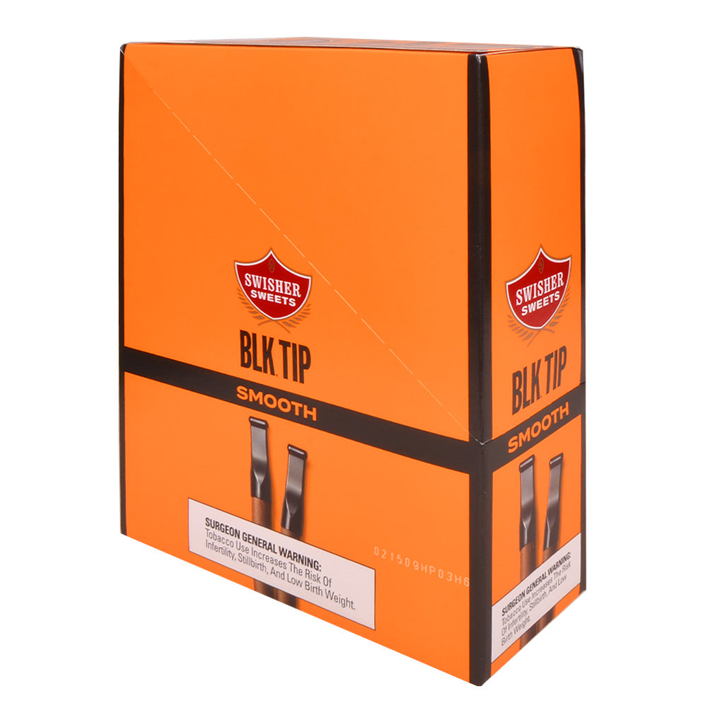Swisher Sweets BLK Smooth Tip Cigarillos 1.69 Pre-Priced 15 Packs of 2