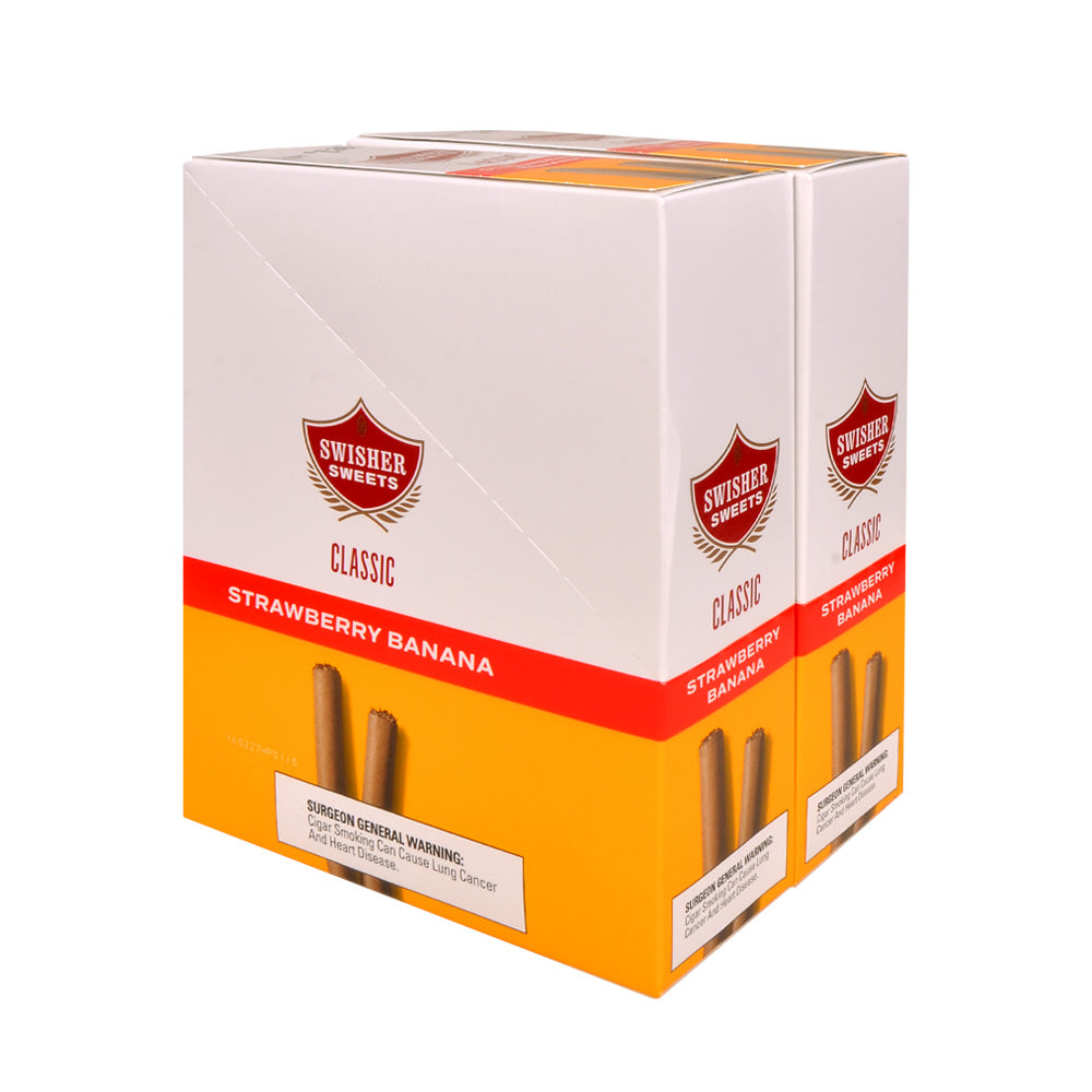 A box of Swisher Swatches Classic Strawberry Banana