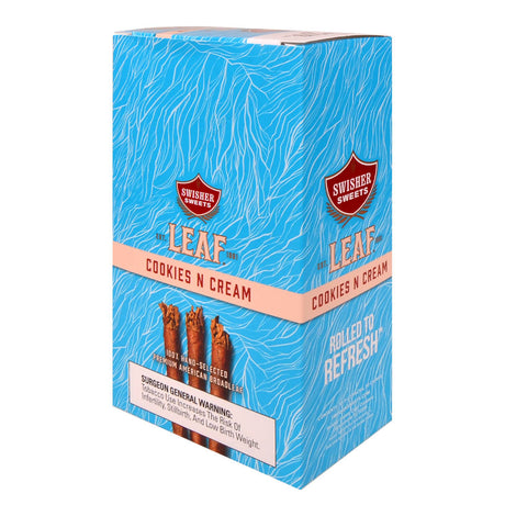 Cookies N Cream Swisher Sweets Leaf cigars 10 packs of 3