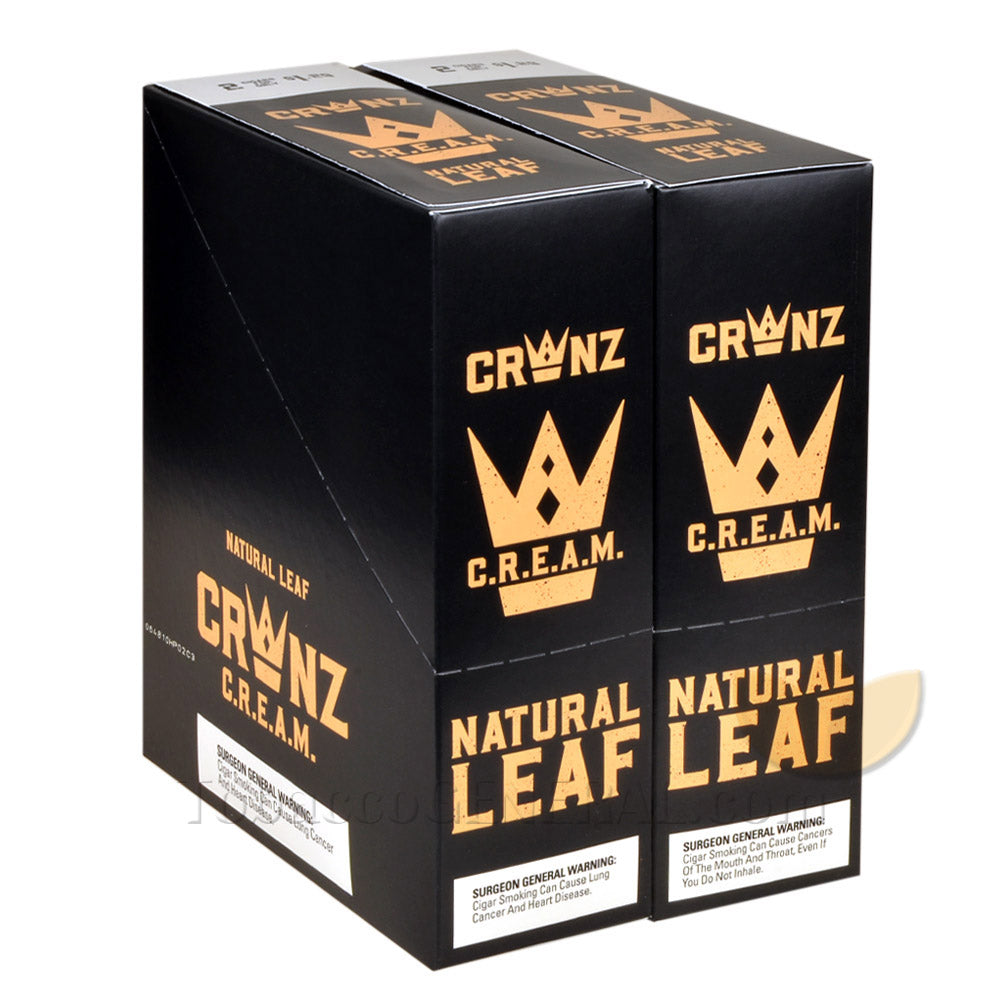 Crwnz Cigarillos 2 for 1.29 Pre-Priced 30 Packs of 2 Cream
