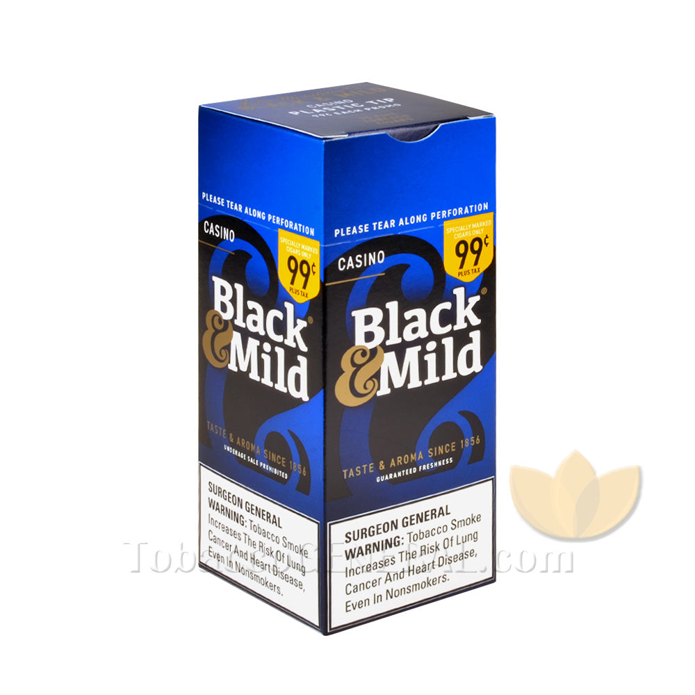 Middleton's Black & Mild Casino 99c Pre-Priced Cigars Box of 25
