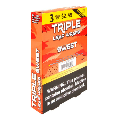 Good Time Sweet Triple Leaf Wraps 3x$2.49
