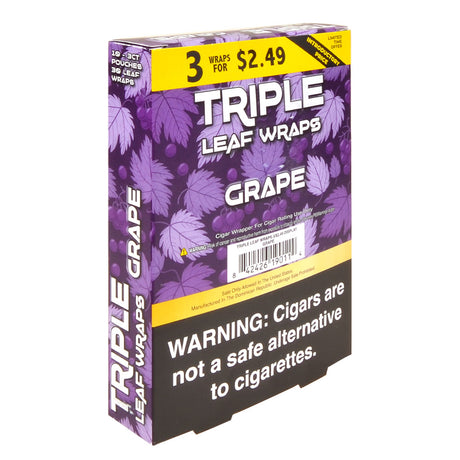 Good Time Grape Triple Leaf Wraps 3x$2.49