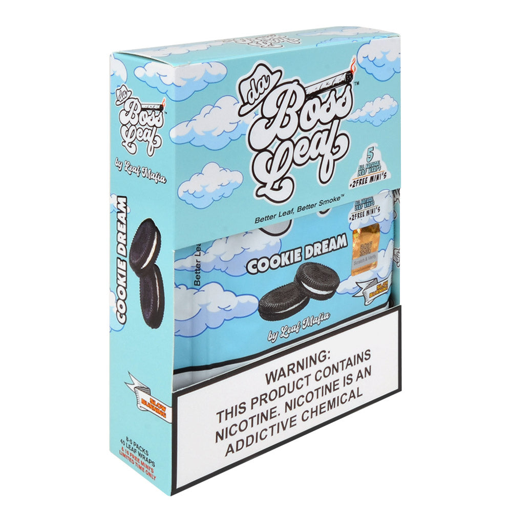 Da Boss Leaf Wraps Cookie Dream 8 packs of 5