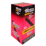 Good Times 6 packs of 5 Sweet Woods Leaf Dark Strawberry Cream Cigarillos