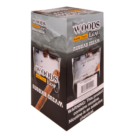 Good Times 6 packs of 5 Sweet Woods Leaf Russian Cream Cigarillos