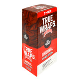 Backwoods True Wraps $2.99 All-Natural Leaf Wrappers 12 Packs of 2 Original