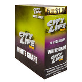 City Life Cigarillos 1.59 Pre-Priced 15 Packs of 5 Cigars White Grape