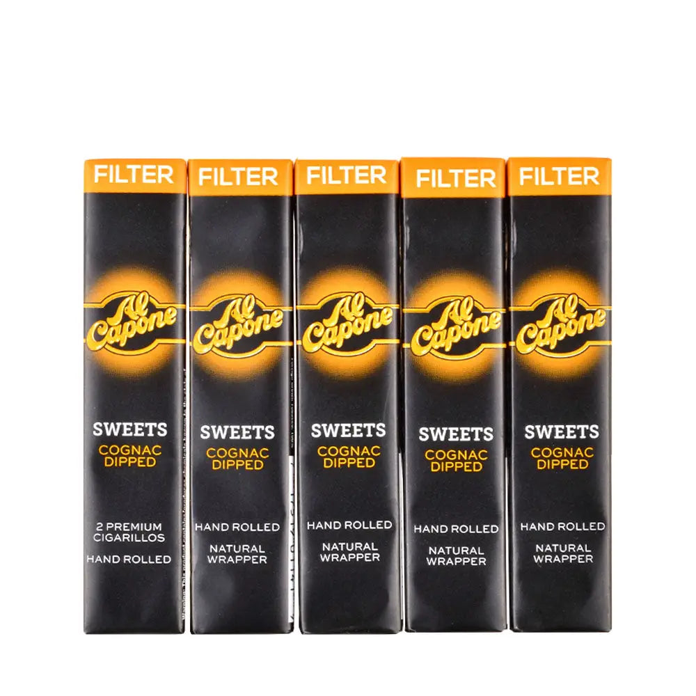 Al Capone Tower Sweet Filter Cigarillos 60 Packs of 2 2
