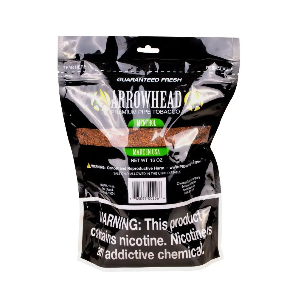 arrowhead pipe tobacco Arrowhead Pipe Tobacco Menthol Green 16 oz. / 1 Lb. Bag arrowhead pipe tobacco Arrowhead Pipe Tobacco Menthol Green 16 oz. / 1 Lb. Bag