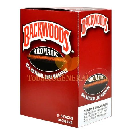 Backwoods Aromatic Cigars 8 Packs of 5