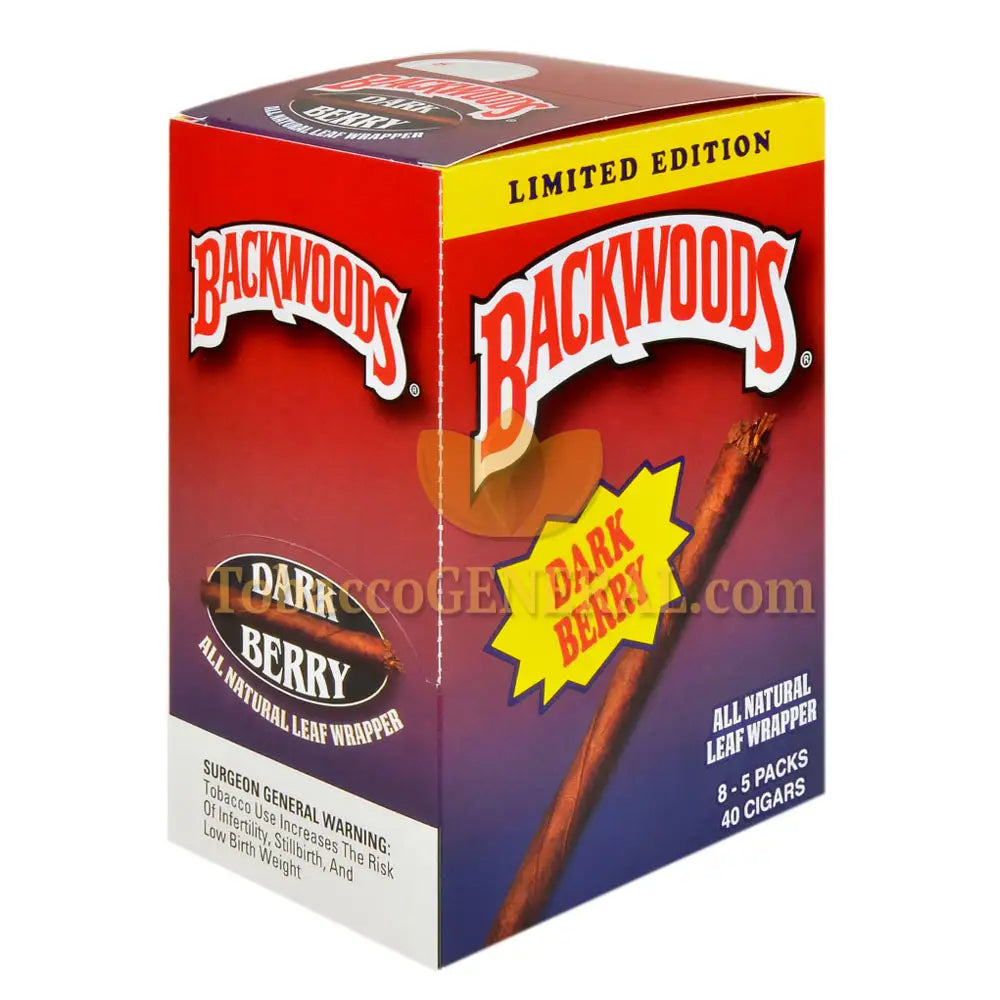 Dark Berry Backwoods Cigars | 8 Packs of 5