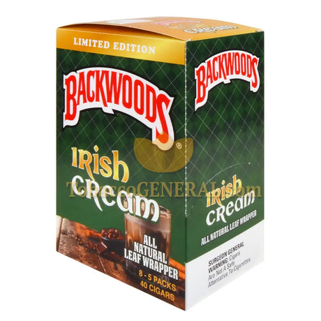 Backwoods Irish Cream Cigars 8 Packs of 5