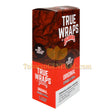 Backwoods True Wraps All-Natural Leaf Wrappers 12 Packs of 2 Original