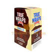 Backwoods True Wraps All-Natural Leaf Wrappers 16 Packs of 5 Vanilla