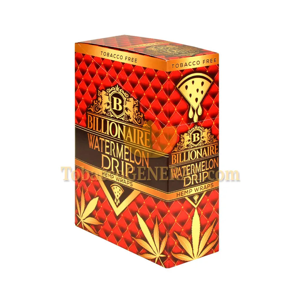 Billionaire Hemp Wraps Watermelon Drip 25 Packs of 2