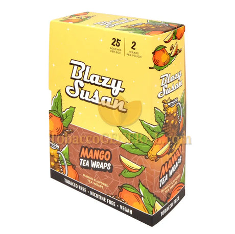 Blazy Susan Mango Tea Wraps 25 Pouches of 2