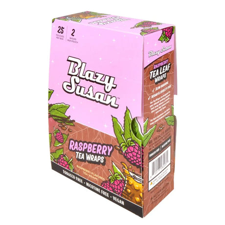 Blazy Susan Raspberry Tea Wraps 25 Pouches of 2