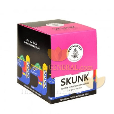 Budmaster Terpene Infused Herbal Cones Skunk 12 Tubes of 2