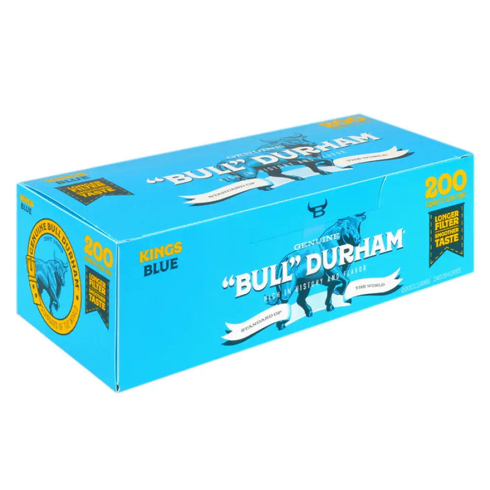 Bull Durham Filter Tubes King Size Blue (Light) 5 Cartons of 200