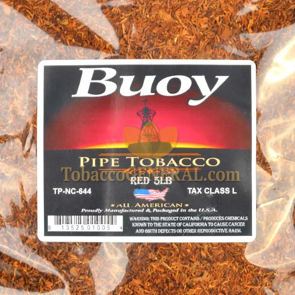 manufactured tobacco Buoy Full Flavor (Red) Pipe Tobacco 5 Lb. Pack manufactured tobacco Buoy Full Flavor (Red) Pipe Tobacco 5 Lb. Pack
