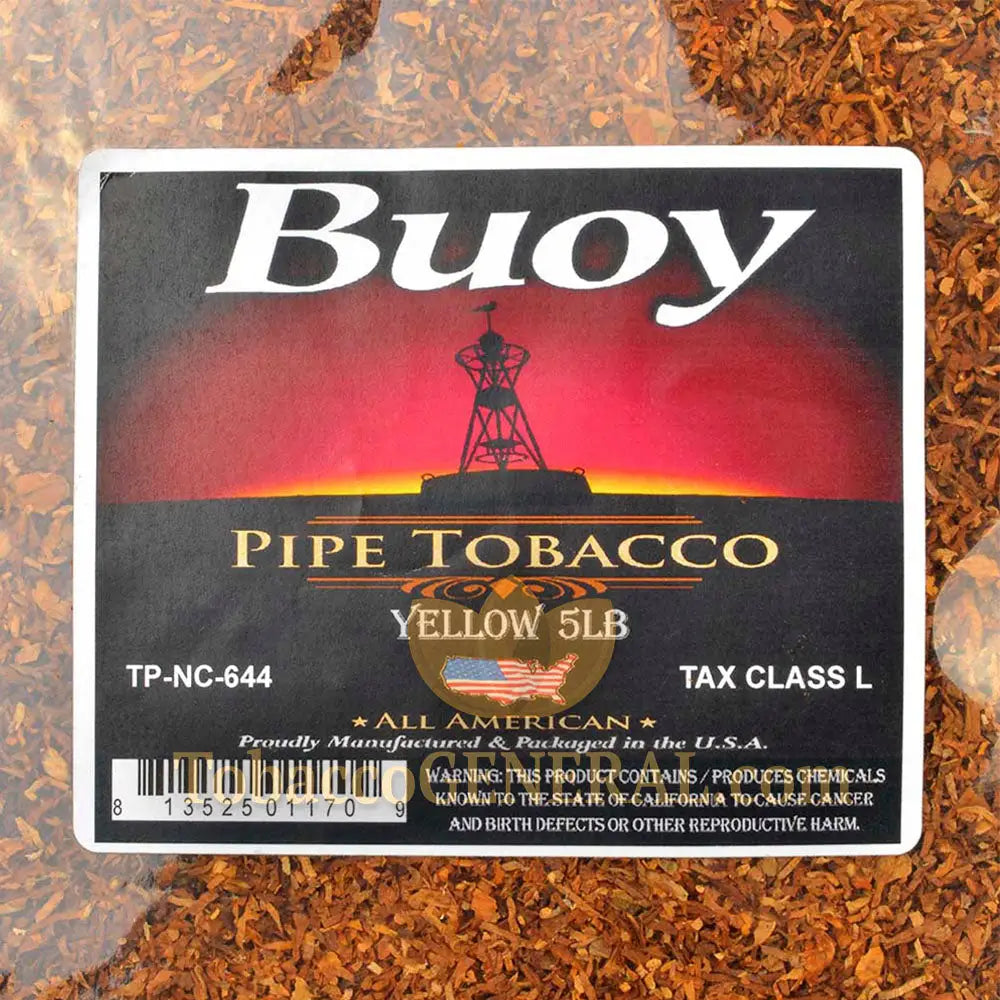 Buoy Natural (Yellow) Pipe Tobacco 5 Lb. Pack