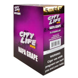 City Life Cigarillos 1.59 Pre-Priced 15 Packs of 5 Cigars Napa Grape