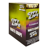 City Life Cigarillos 1.59 Pre-Priced 15 Packs of 5 Cigars White Grape