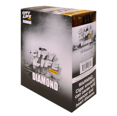 City Life Cigarillos 1.69 Pre-Priced 15 Packs of 5 Diamond