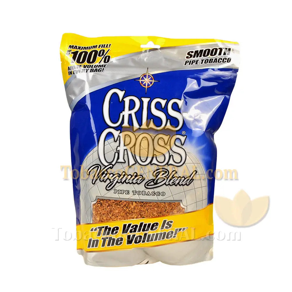 Criss Cross Pipe Tobacco Virginia Blend Smooth 8 oz. Pack