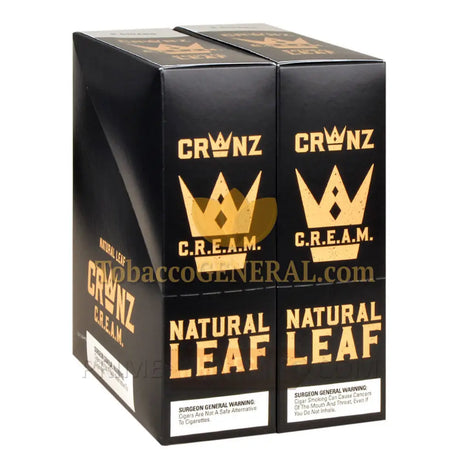 Crwnz Cigarillos 30 Packs of 2 Cream