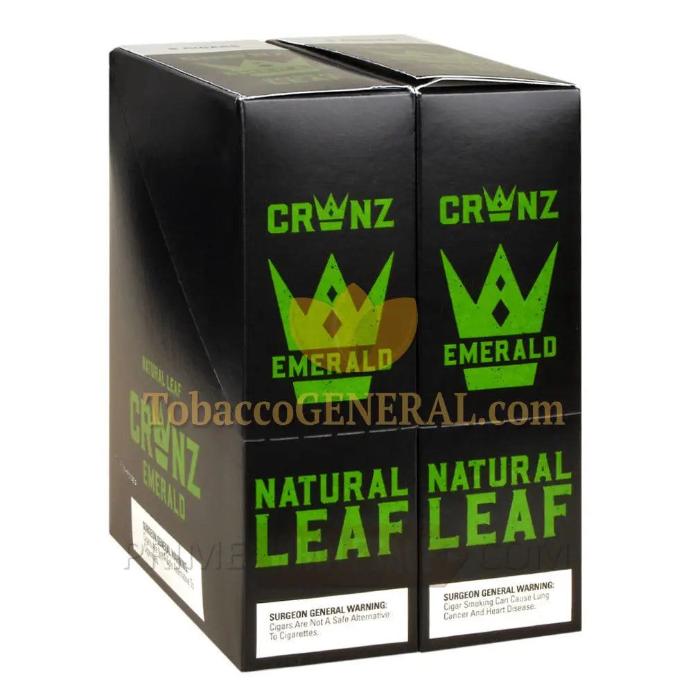 Crwnz Cigarillos 30 Packs of 2 Emerald