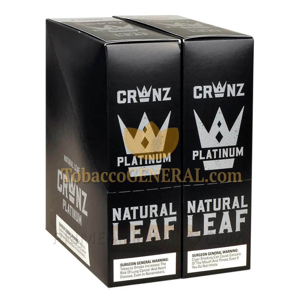 Crwnz Cigarillos 30 Packs of 2 Platinum