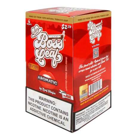 Da Boss Aromatic Leaf Wraps 20 packs of 4 $2.79 pre-price
