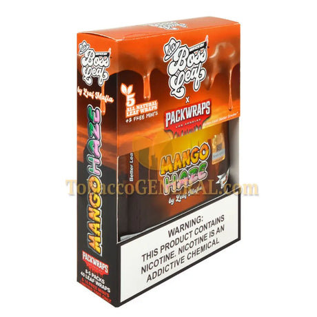 Da Boss Leaf Wraps Mango Haze 8 packs of 5