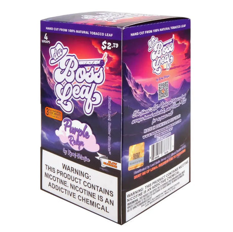 Da Boss Purple Reign Leaf Wraps 20 packs of 4 $2.79 pre-price