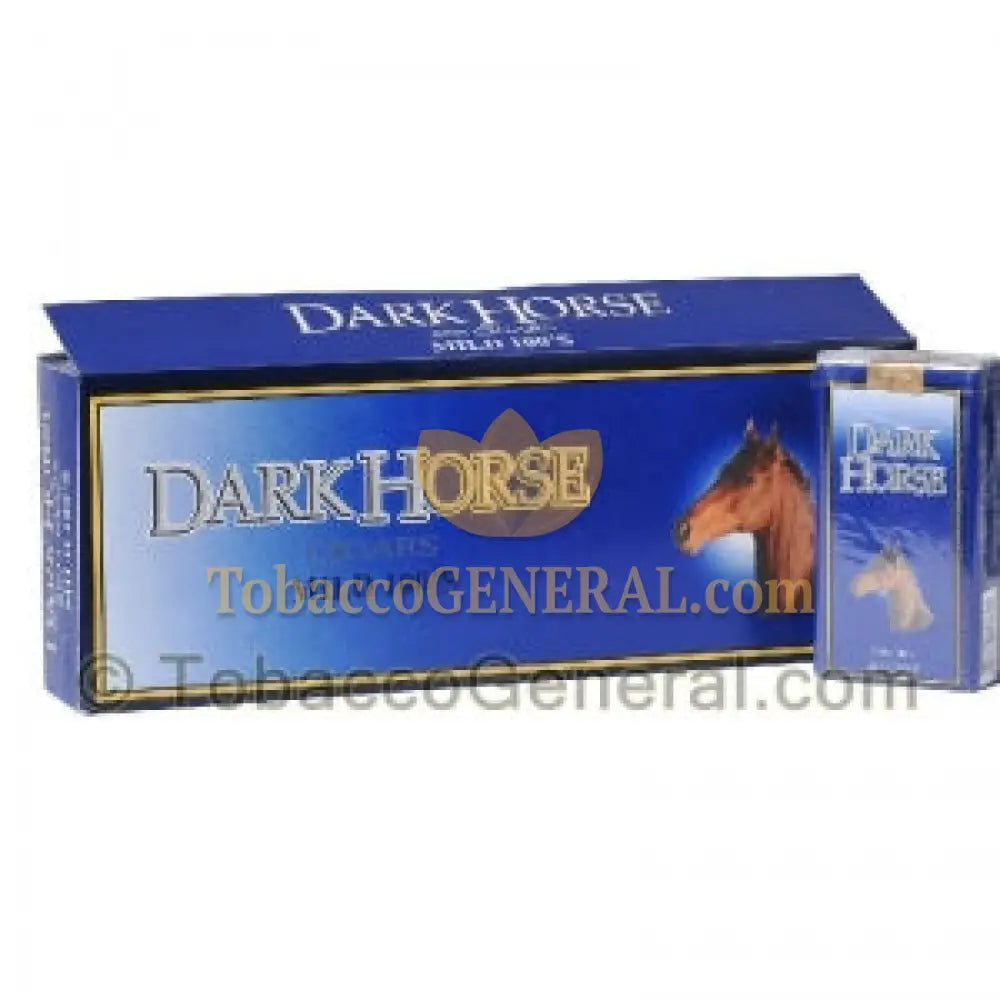 horse tobacco Dark Horse Mild Filtered Cigars 10 Packs of 20